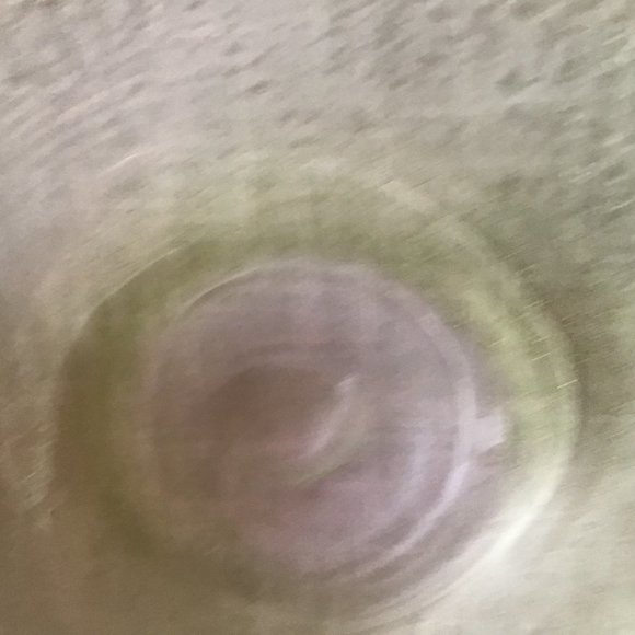 Large Hand Blown Lime Green Art Glass Plate - Picture 12 of 13